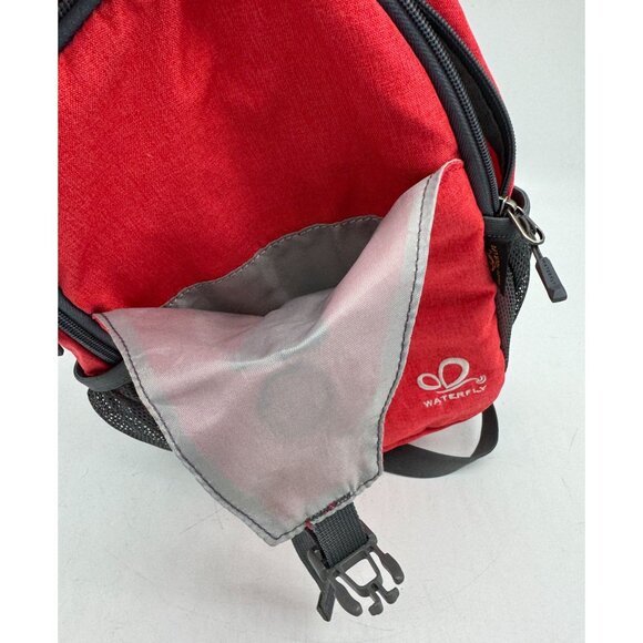 Waterfly Urban Elite 2.0 UltraLight Crossbody Bag Red School Travel Outdoors - Picture 9 of 10